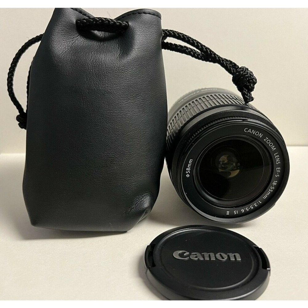 Canon Zoom Lens EF-S 18-55mm 1:3.5-5.6 IS II Image Stabilizer W/ Bag Tamron